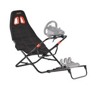VEVOR Support de Volant de Course Cockpit de Simulateur de Conduite Portable Pliable Réglable, Siège 470 mm, Compatible avec Logitech G923/G920/G29, Thrustmaster T248P, Fanatec, Hori, Mad Catz, Noir