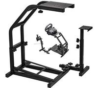 VEVOR Support de Volant de Course Réglable pour Logitech G27 G25 G29 Support Simulateur de Course en Acier Inoxydable Cadre de Volant Jeu de Course Mad Catz Fanatec, Volant et Pédale non Inclus