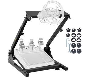 VEVOR Support de Volant Pliable pour Simulateur de Cockpit Support Simulateur de Course Logitech G25 G27 G29 et G920 Pédale Non Incluse