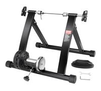 VEVOR Support d'Entraînement pour Vélo, Entraîneur de Vélo Magnétique Stationnaire pour Roues 66-74 cm, Moteur à Volant d'Inertie à Réduction de Bruit, Levier à Dégagement Rapide, Exercices Intérieur