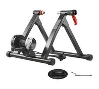 VEVOR Support d'Entraînement pour Vélo Intérieur à 6 Niveaux de Résistance, Base d’Entraînement Magnétique Pliable, pour Roues 66-73,7 cm et 700C, avec Broche à Dégagement Rapide, pour Vélo de Route