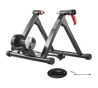 VEVOR Support d'Entraînement pour Vélo Intérieur à 6 Niveaux de Résistance, Base d’Entraînement Magnétique Pliable, pour Roues 66-73,7 cm et 700C, avec Broche à Dégagement Rapide, pour Vélo de Route