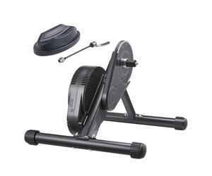 VEVOR Support d'Entraînement pour Vélo Intérieur, Base d’Entraînement pour Roues 66-73,7 cm et 700C, Simulateur de Vélo Niveaux 1-13, avec Bloc de Rehausse de Roue Avant, Compatible avec VTT et Zwift
