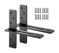VEVOR Support d'Étagère Flottante Murale Invisible T 304,8x73,5x304,8 mm 2 PCS