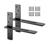 VEVOR Support d'Étagère Flottante Murale Invisible T 355,6x73,5x304,8 mm 2 PCS