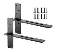 VEVOR Support d'Étagère Flottante Murale Invisible T 406,4x73,5x304,8 mm 2 PCS