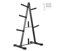 VEVOR Support d'Haltères avec Capacité de Charge 227 kg, Rack de Rangement pour Disques des Poids de 25,4 mm, Support de Poids à Cadre en A, Repose Haltères pour Stockage Musculation Gym Domicile