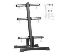 VEVOR Support d'Haltères Capacité de Charge 454 kg, Rack de Rangement pour Disques des Poids de 50,8 mm, Support de Poids à Cadre en L, Repose Haltères Robuste, Stockage pour Musculation Gym Domicile
