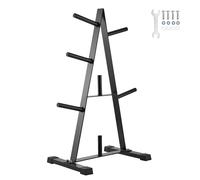 VEVOR Support d'Haltères Rack pour Disque de Poids de 25,4 mm Charge 227 kg