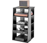 VEVOR Meuble Audio Visuel 5 Niveaux Étagère Multimédia en Bois Hauteur Réglable