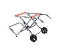 VEVOR Support Pliable pour Scie à Table sur Roues en Caoutchouc 203 mm, Capacité de Charge 158,76 kg, Construction Robuste, Rangement Facile, Support Universel pour Plupart de Marques de Scies à Table