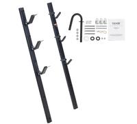VEVOR Support pour Coupe-bordure, 2PCS Support de Débroussailleuses à 3 Places pour Remorque avec Verrouillage par Mot de Passe en Alliage de Zinc, Montage sur Camions Remorques Ouvertes Paysagères
