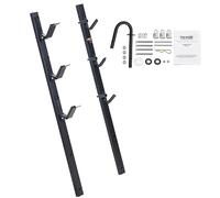 VEVOR Support pour Coupe-Bordure, 2PCS Support de Débroussailleuses à 3 Places pour Remorque avec Verrouillage par Mot de Passe en Alliage de Zinc, Montage sur Camions Remorques Ouvertes Paysagères