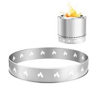 VEVOR Support pour Foyer Solo Stove 68,6 cm, Support de Brasero en Anneau Acier Inoxydable, Réduit la Fumée, Léger et Portable et Robuste, pour Extérieur, Camping, Jardin, Fêtes, Sorties en Plein Air