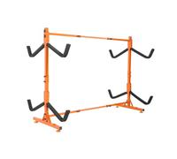 VEVOR Support pour Kayak Autoportant, Porte-Kayak Capacité 4PCs Canoë Paddle Sup, Rack pour Planche à Pagaie en Acier Robuste avec Bras Rembourrés Largeur Réglable, Charge 100 kg, pour Rangement Surf