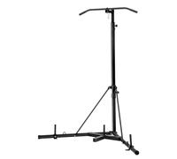 VEVOR Support pour sac de frappe, équipement d'entraînement en acier robuste, hauteur réglable avec base lestée, peut supporter jusqu'à 63,5 kg, support autoportant pour sac de sable pour la maison
