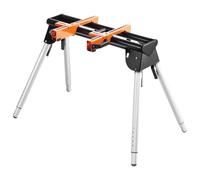 Support de Scie à Onglet en Acier Capacité 149,5kg Hauteur Réglable 73,9-83,5cm