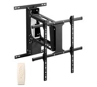 VEVOR Support pour TV Mural motorisé, Cadre Support pour TV Dimensions de 813 à 1651 mm, Cadre Porte-télévision Pliable réglable avec VESA Maximum 60 x 60 cm, Charge Max. 40 kg
