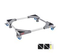 VEVOR support réglable pour machine à laver, mini-réfrigérateur, charge de 400 lb, 4 roues