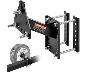 VEVOR Support Roue de Secours Remorque, Porte-pneu de Secours de Remorque Capacité 73 kg Accessoires Nombreux pour Plupart des Roues à 4, 5, 6, 8 Boulons sur 4", 4,25", 4,5", 4,75", 5", 5,5", 6", 6,5"