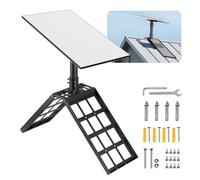 Support VEVOR Starlink Gen 3, 900x200x380 mm, support de toit réglable de 45° à 135°, avec kit d'accessoires de montage, adaptateur robuste en acier, tube de connexion de 250 mm, compatible avec Gen 3