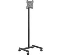 VEVOR Support TV à Roulettes Pour Écrans de 43,18 à 139,7cm Capacité 20kg Max VESA 20x20cm Noir