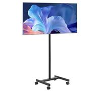 VEVOR Support TV à roulettes, pour téléviseurs/LED/LCD/OLED de 431,8 à 1397 mm, Chariot TV Mobile, jusqu'à 20 kg, Support télé sur Pied Portable, Max. VESA 200 x 200 mm, pour Salon, Bureau, extérieur