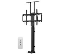 VEVOR Support TV Motorisé pour Écran 32-70 pouces/81,3-178 cm, Fixation TV Verticale Réglable, Accroche Téléviseur Capacité de Charge de 54 kg, avec Télécommande, Max. VESA 600x400 mm, Maison Bureau