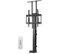 VEVOR Support TV Motorisé Réglable, Fixation TV Charge de 60 kg, Accroche Téléviseur Max. VESA 400x400 mm, pour Écran 32-55 po/81,3-140 cm (Pas dans l'Armoire) ou 32-50 po/81,3-127 cm (dans l'Armoire)