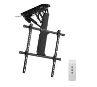 Support Mural TV Motorisé pour Ecrans 81,3-165cm Fixation TV Réglable Electriquement