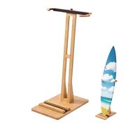 VEVOR Support Vertical pour Planches de Surf, Support pour Rangement et Exposition en Bois, réglable et autoportant, avec Rembourrage, pour wakeboards, Planche à Neige, kitesurfs, shortboards et Skis