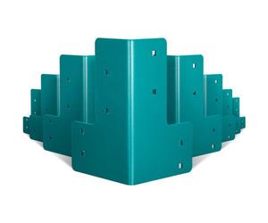 VEVOR Supports d'angle d'établi, 8PCS, kit support de table d'atelier en acier 4 mm d'épaisseur, supports à angle droit avec kit de matériel, fixation commune pour bord de bureau, bricolage familial