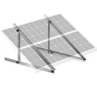 VEVOR Supports de montage pour panneaux solaires de 50 pouces, supports d'inclinaison réglables de 0 à 90° supportent des panneaux solaires de 100-550 W, supports légers en aluminium