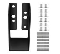 VEVOR Supports de solive dissimulés, lot de 24, support de poutres pour connecter du bois 51x102 mm, plaque d'acier Q235 avec revêtement en poudre, support de solive dissimulé pour poutre bois, noir