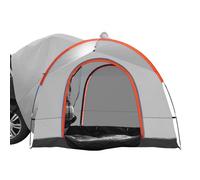 VEVOR Tente Arrière pour Voiture Famille 6-8 Personnes Hayon, Double Couche Unisex-Adult, Gris + Blanc, Large
