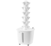 VEVOR Système de Culture Hydroponique, 30 Fentes de Plantation, Tour Hydroponique 6 Niveaux, avec Pompe à Eau et Minuterie, Kit Germination de Plantes Circulation d'eau pour Herbes, Fruits, Légumes