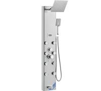 VEVOR Système de panneau de douche – 5 modes, affichage numérique, 8 jets, bec et douchette