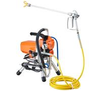 VEVOR Système de Peinture par Pulvérisation 2000 W, Pulvérisateur sans Air avec Tuyau Haute Pression, Pistolet de Peinture Mural 3000 PSI, pour Peinture à Base d'eau d'Huile Intérieure Extérieure