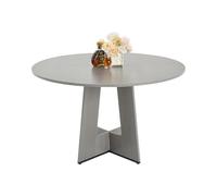 VEVOR Table de salle à manger meuble rond rustique en bois 120 cm 2-4 personnes
