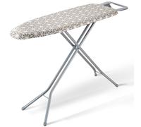 VEVOR Table à repasser 110x33 – 4 couches – 7 hauteurs 715-915 mm – Housse anti-chaleur 100% coton