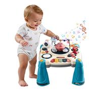 VEVOR Table Activité Bébé 6 Mois et Plus Table Apprentissage Bébé 12 Jeux Jouet Musical Éducatif pour Éveil Enfants Garçon Fille, avec Projecteur d'Étoiles à Lumière Douce, 60 Sons, Thème de l'Espace