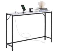 VEVOR Table Console Table d’Entrée Moderne Étroite et Longue en Marbre Salon