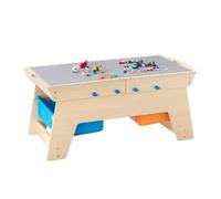 VEVOR Table d'Activités pour Enfants 200 Blocs Construction de Jeu Multifonction