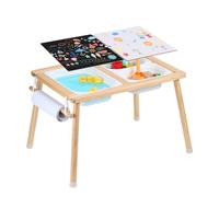 VEVOR Table d'Activités Table Sensorielle pour Enfants 1 Porte-papier 3 Bacs