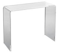 VEVOR Table d'Appoint En Acrylique Transparent Pour Salon Capacité 50kg 96.4x38.1x74cm Transparent