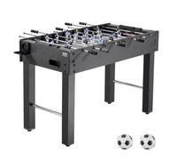VEVOR Table de Baby-Foot de Taille Standard de 121,2 cm, Jeu Football de Table Intérieur, Kit Complet avec 2 Balles, Tableau de Score et 2 Porte-gobelets, pour Maison, Famille, Salle de Jeux, Bar