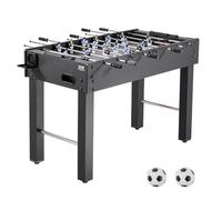 VEVOR Table de Baby-Foot de Taille Standard de 121,2 cm, Jeu Football de Table Intérieur, Kit Complet avec 2 Balles, Tableau de Score et 2 Porte-gobelets, pour Maison, Famille, Salle de Jeux, Bar