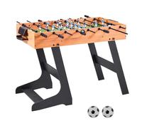 VEVOR Table de Baby-Foot Pliable pour Le Rangement, Jeu Football de Table Intérieur de Taille Standard de 106,5 cm, Kit Complet avec 2 Balles, pour Maison, Famille, Salle de Jeux, Bar, Divertissement