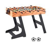 VEVOR Table de Baby-Foot Pliable pour Le Rangement, Jeu Football de Table Intérieur de Taille Standard de 106,5 cm, Kit Complet avec 2 Balles, pour Maison, Famille, Salle de Jeux, Bar, Divertissement