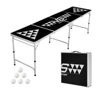 VEVOR Table de Beer Pong Pliante 240 cm, Table de Jeu Portable